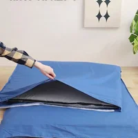 WASART 360° fully enclosed with zipper mattress protector cover couple/student single double bed sheet protection pad 90/150cm 3