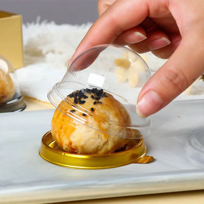 50/100/200/300Pcs Mini Cupcake Boxes Clear Plastic Egg Yolk Pastry Dessert Packaging Co... - SKU MCB01550 - UGI Packaging