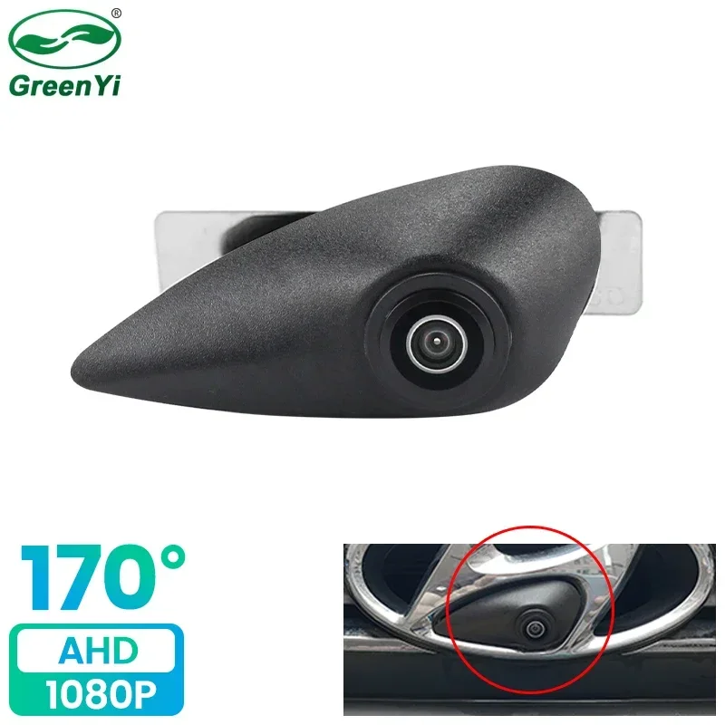 Front and Rear Cameras CCD AHD 1080P Vehicle Emblem Front View Camera For Hyundai Elantra Verna Accent Tucson IX35 Santa Fe I20 I30 I40 H1