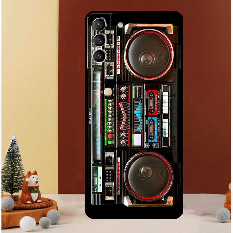Vintage 80s Boombox Design Phone Case Cover