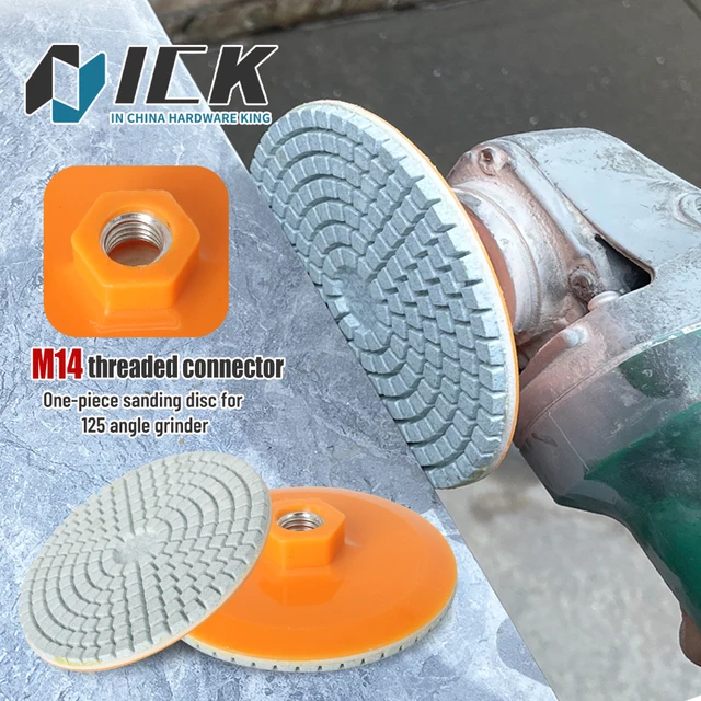 Disco Diamantato LEKOMESH 115mm M14 - Doppia Faccia Per Taglio Granito E Ceramiche