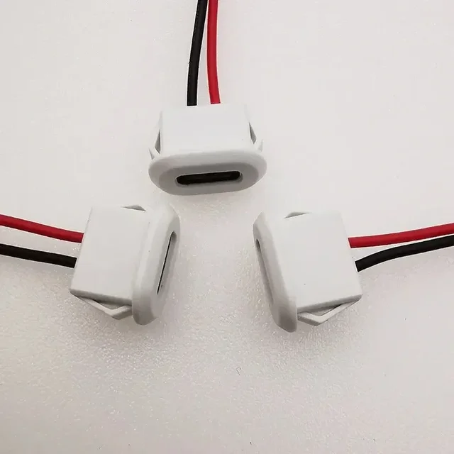 5 uds/10 Uds USB 2,0 tipo de cable soldado de presión directa lámpara madre puerto de carga de juguete lámpara de mesa puerto de carga de instrumentos de precisión 6