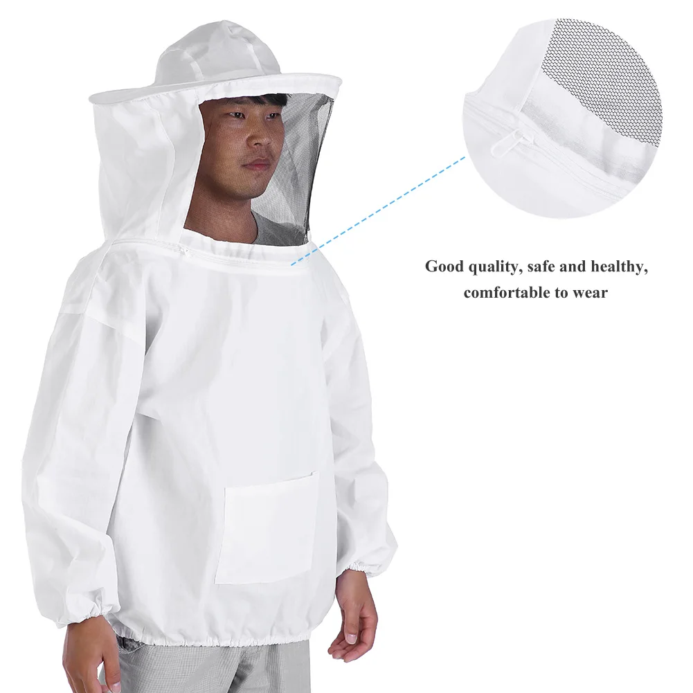 Professional Beekeeping Protective Jacket Suit Bee Keeping Beekeeper Equipment protective split bee suit hat Clothing beekeeping suit beekeeping clothing