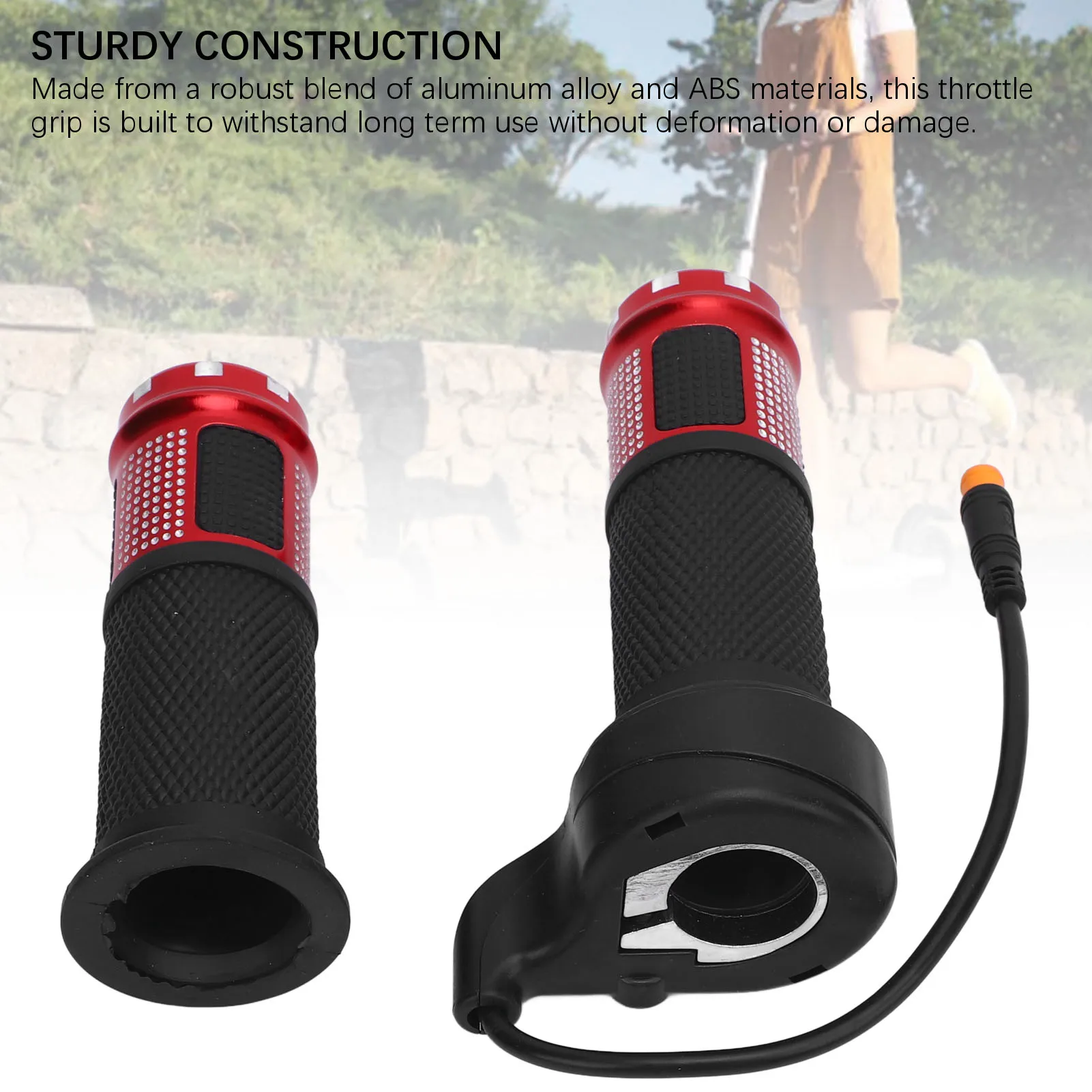 Electric Scooter Throttle Grip with Aluminum Alloy ABS for Enhanced Riding Safety