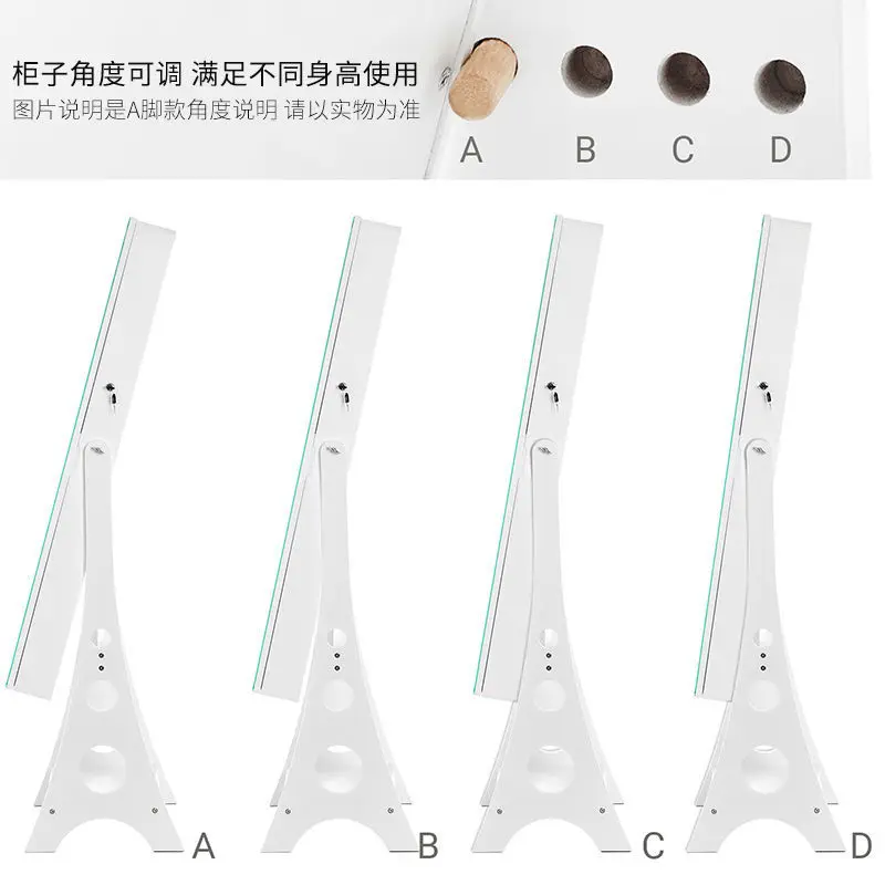 Full-length Mirror Standing Floor Mirror Home Cabinets Dressing Light Net Celebrity Bedroom Jewelry Makeup Storage