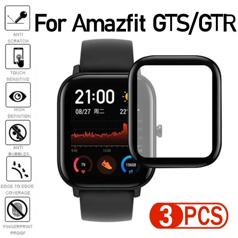 

Screen Protector For HuaMi Amazfit GTR 4 Mini GTS 4 Mini Anti-Scratch 3D Curved Edge Soft Film For Amazfit GTS4 Mini GTRMini