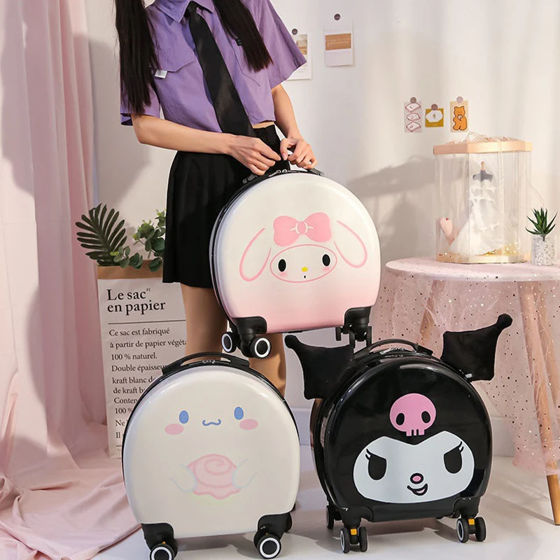 

Тележка Kuromi диаметром 18 дюймов и 20 дюймов для девочек