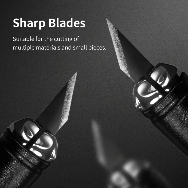 Model Tools DSPIAE DK-1 Craft Knife Metal Handheld Pen Graver with Blades Tool Set for Assembly Model Hobby DIY