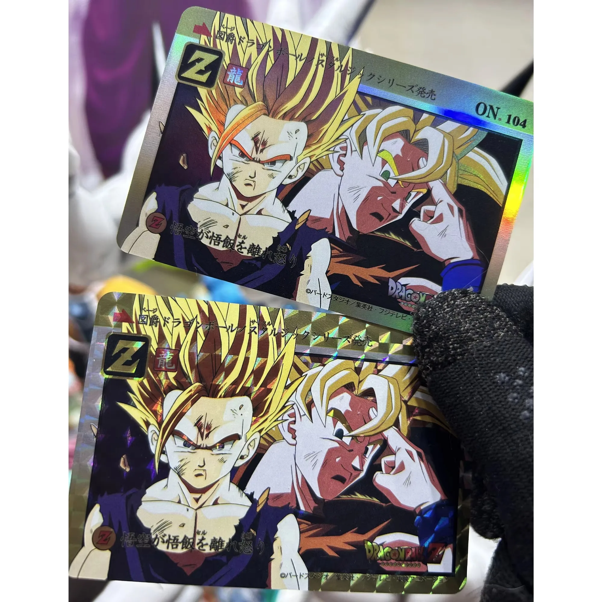 27Pcs/set Dragon Ball Super Saiyan Goku Gohan Vegeta Piccolo Frieza Cell Flash Card Classic Anime Collection Cards Gift Toy