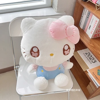 35/45cm Sanrio Sweet Hello Kitty Plush Toy Lovely Fluffy Stuffed Cartoon Anime Kawaii Hug Plushies Soft Doll For Girl Xmas Gifts 3