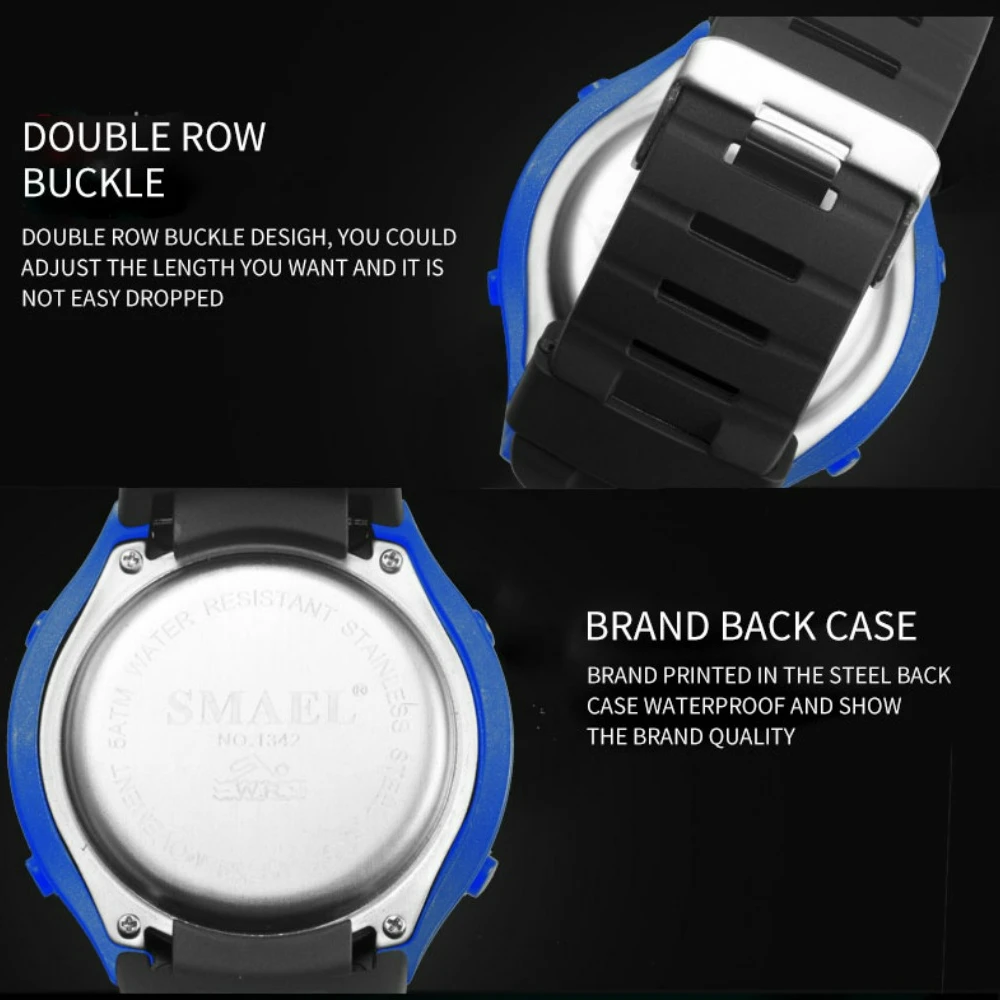 2024 New Multifunctional Sport Watches Fashion Single Display Outdoor Trend Male and Female Students Electronic Watch Relogio