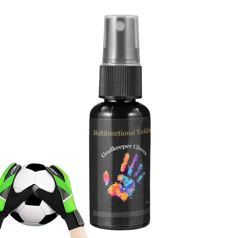 Goalkeeper Glove Grip Spray 30ml Football Anti-Slip Spray Sticky Glove Tackifier Baseball Batting Gloves Supplement