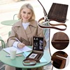 Retro Writers Wood Box Messenger Bags Outdoor Sketch Tool Storage Box with Lid Household Satchel Messenger Wooden Box 2