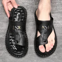 Marque hommes sandales été à semelles souples anti-dérapant chaussures de plage mâle en plein air confortable hommes pantoufles de luxe de haute qualité sandalias 2