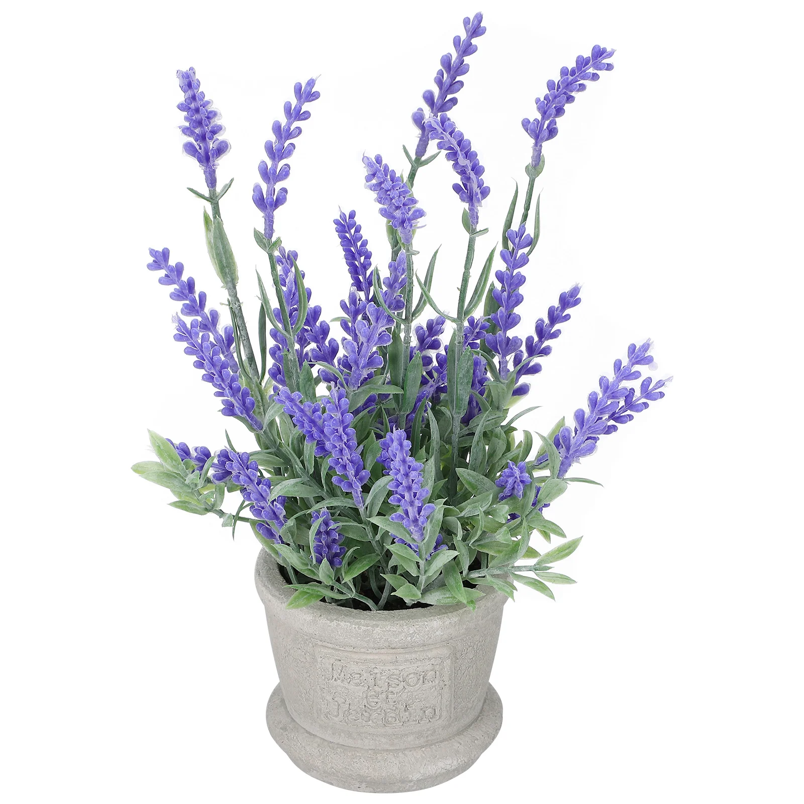 

Flower Pots Faux Plants Coffee Table Decor Indoor Lavender Artificial Small Orchid