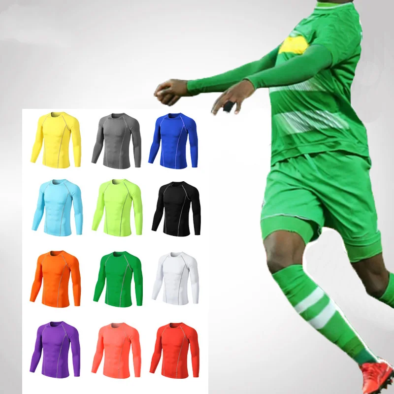 Men Women Kids Children Boy Girl Compression Running Long T Shirt Fitness Sport Basketball Football Gym Sportswear Clothes B1004 2