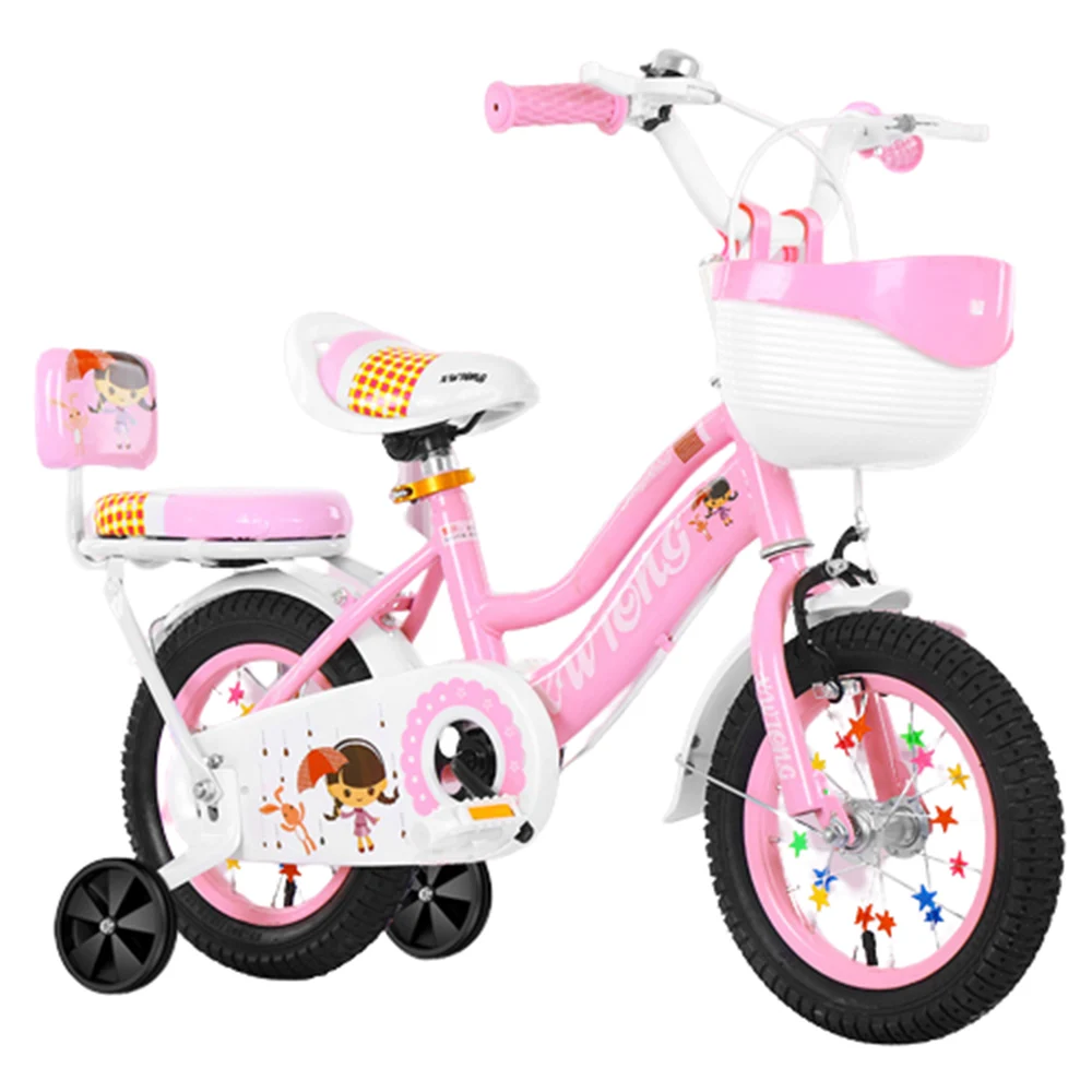  TWTD-TYK - Bicicleta para niños, bicicleta infantil, bicicleta  infantil, bicicletas de niña/niño para 3-10 años, tamaño 12, 14, 16, 18  con ruedas de entrenamiento y frenos de mano, marco de acero