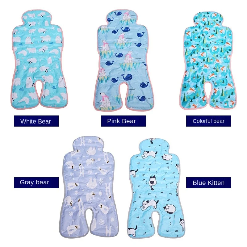Baby baby ice cushion cooler mat cooler children stroller pram safety seat gel ice cushion summer universal