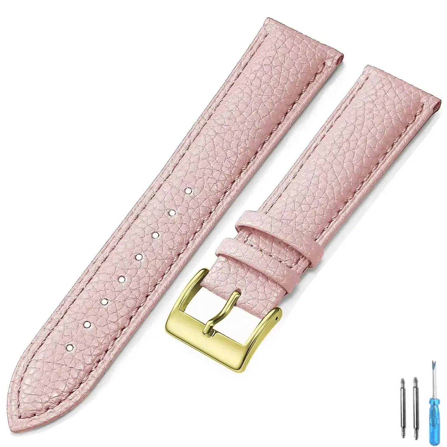 Premium Genuine Leather Watch Band - High-Quality Wrist Strap
