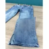 A 2024 Early Spring New FD Same Light Blue High Waist Micro Flared Feet Opening Slim Fit Denim Women's Pants FD389 4