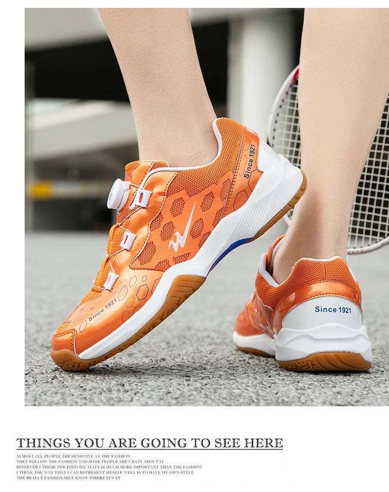 Badminton-Schuhe, atmungsaktive Tischtennis-Schuhe, hochwertige Handball-Turnschuhe, Trainings-Volleyball-Schuhe, verschleißfeste Golf-Schuhe – Detail 11
