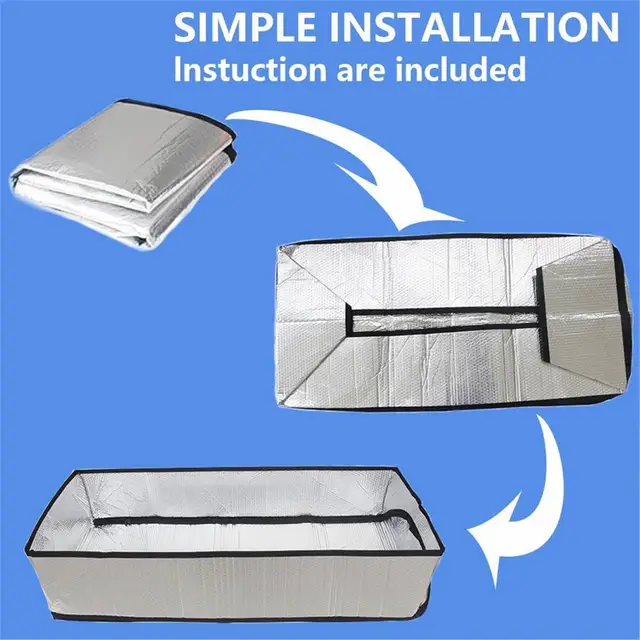Attic Stairs Insulation Cover Reflective Radiant Barrier Reflects 95% Of  Radiant Heat 25X54x11in For Pull Down Stairs - AliExpress