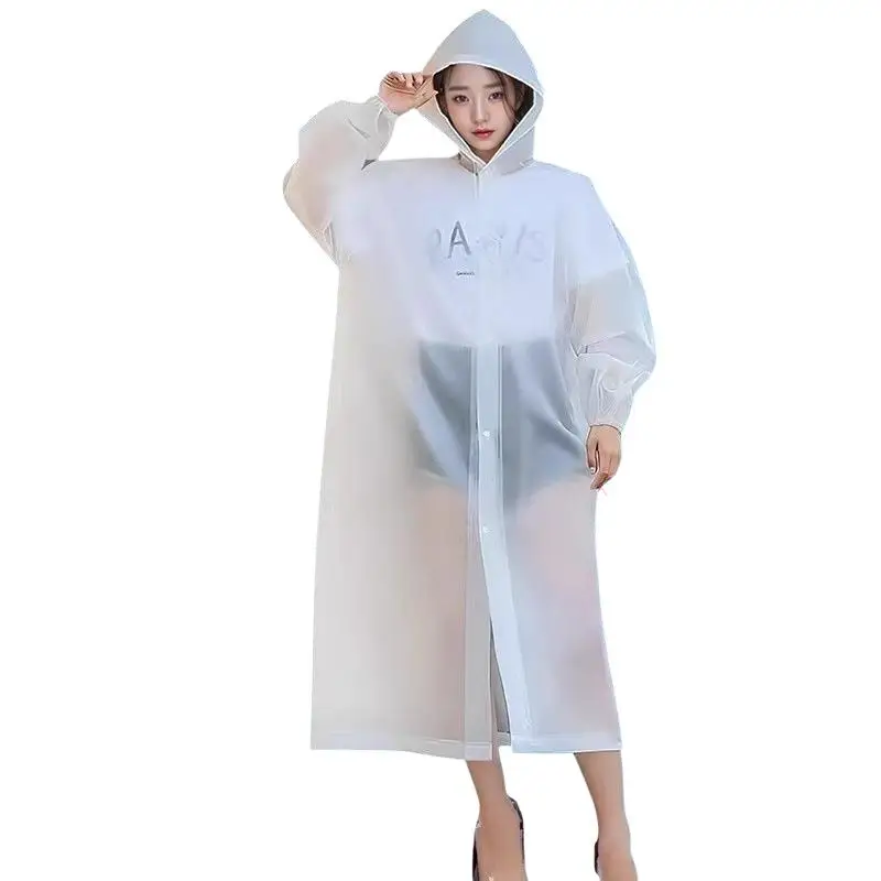 Unisex Thickened Waterproof Hooded Rain Poncho