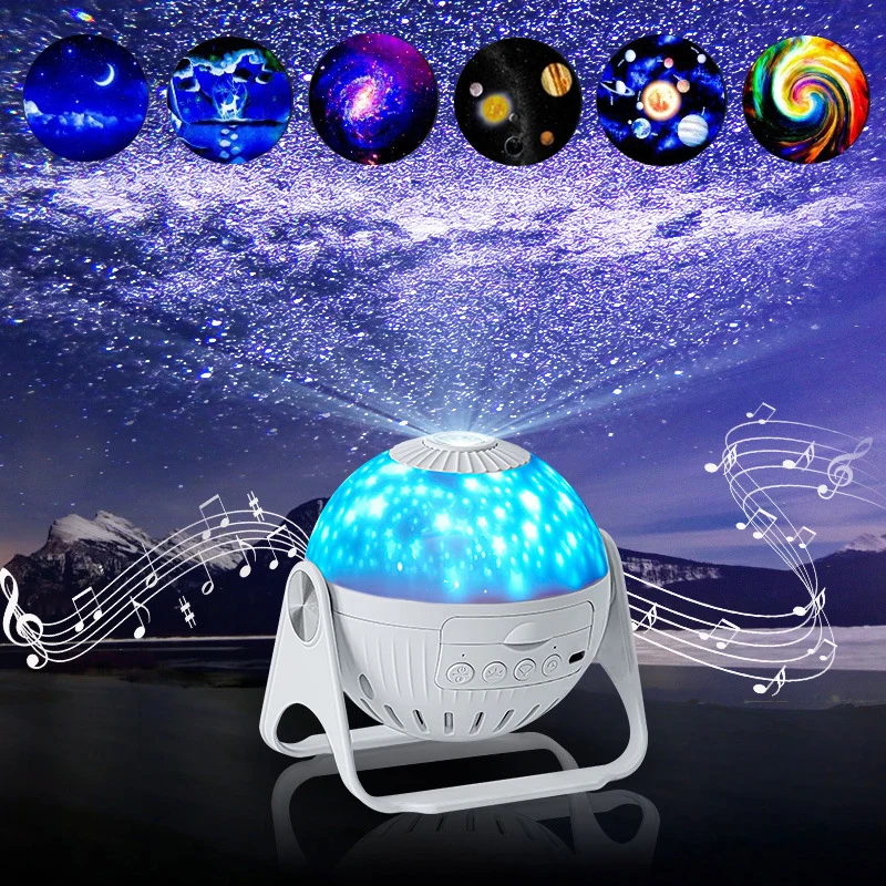 

Galaxy Projector-Star projector-360 Degree Auto Rotation-Timed Starry Planetarium Projector -Night Light-Unique Gift for Kids