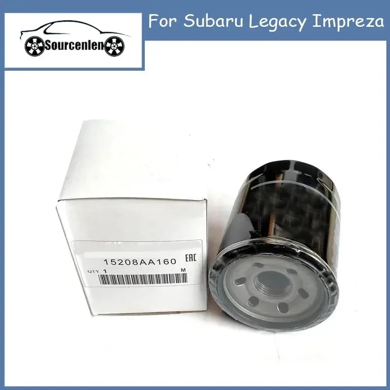 1Pcs Auto Oil Filter Element Suit for Subaru Forester XV Impreza BRZ Tribeca Legacy Outback 15208-AA160 car oil filter car filter