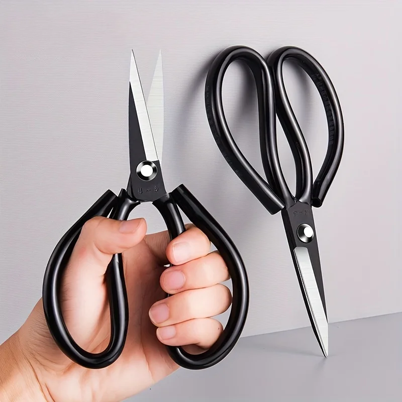 1pc, Scissors Household Stainless Steel Clothing Industry Tailor Scissors Kitchen Big Scissors Pointed Scissors