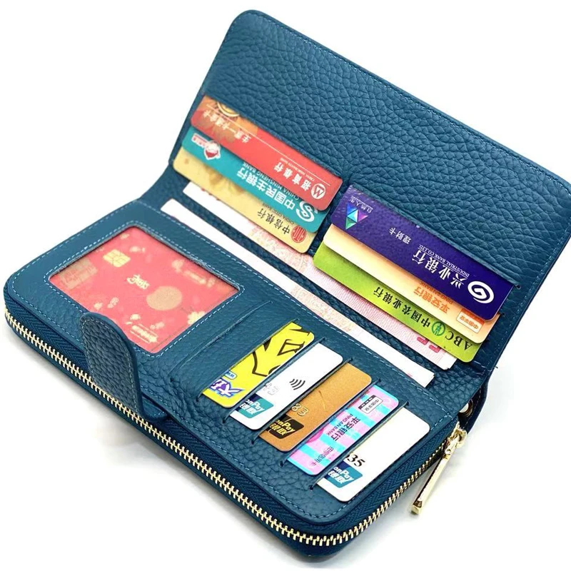 Новинка 100% натуральная кожа дизайнерские кошельки Женский кошелек модная сумка