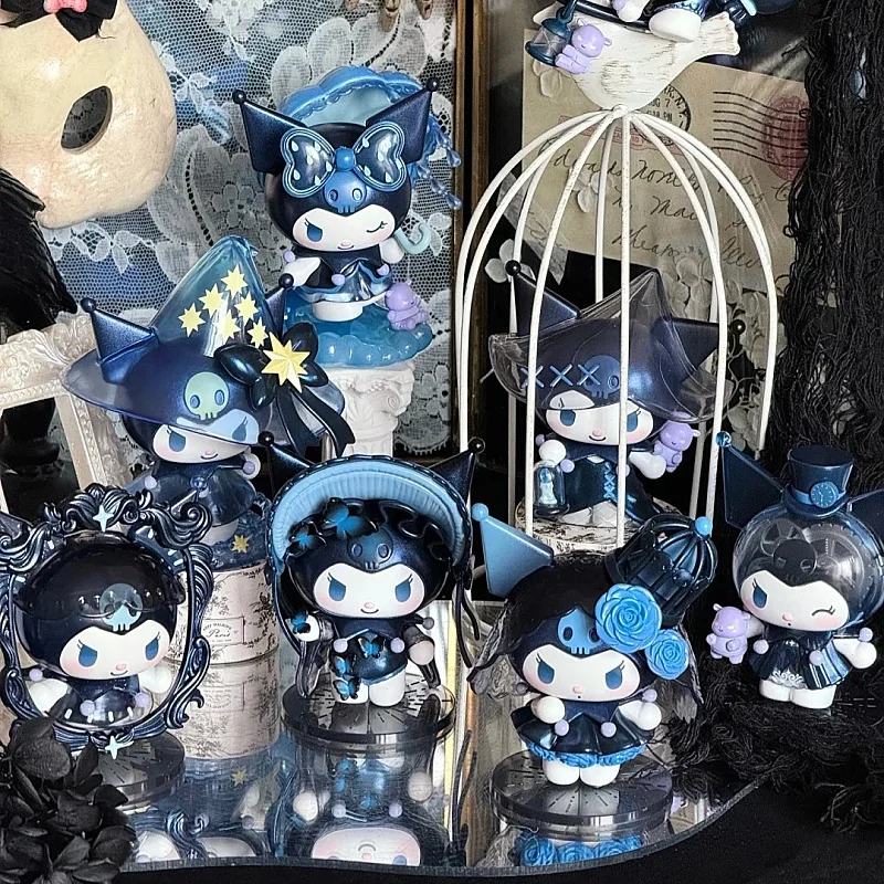 

Новинка, Toptoy Sanrio Kuromi, серия ведьм, фестиваль, темная карточка, прилив, фигурка, орнамент, модель, подарок