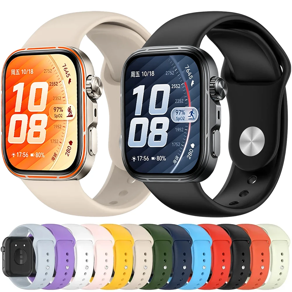 Breathable Silicone Sports Strap - Replacement Wristband Accessory