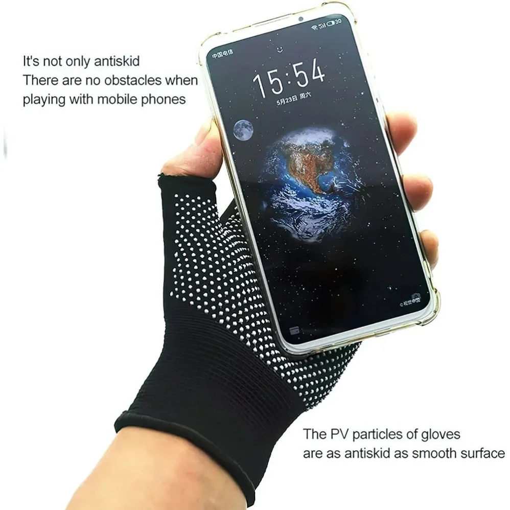 1 Pairs Bicycle Fingerless Gloves Outdoor Workout