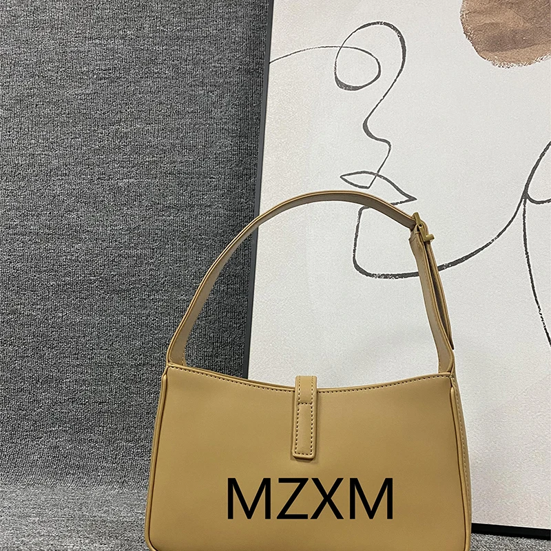 

2023 Women's Fashion MZXM Brand Handbag Shoulder Bag Underarm Bag Cowhide Genuine Leather