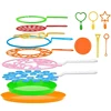 15PCS Big Bubbles Wand Kit for Kids Creative Bubble Making Toy Colorful Bubble for Outdoor Activity & Party 1