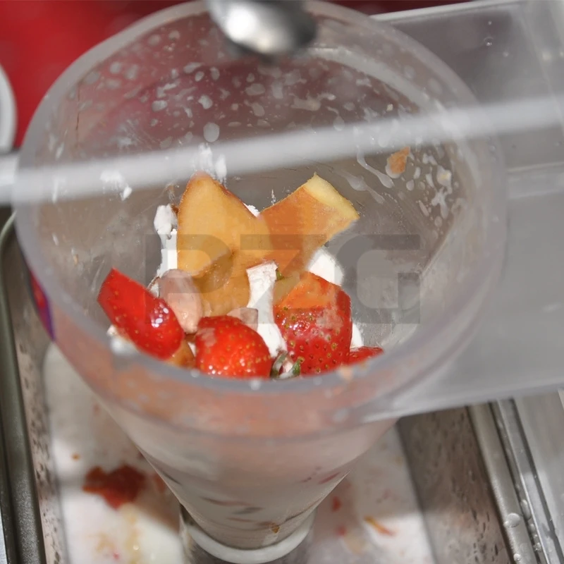 Commercial Electric Swirl Drill Ice Cream Mixer Machine 750W Frozen Yogurt Ice Cream Machine With Cleaning Function 6