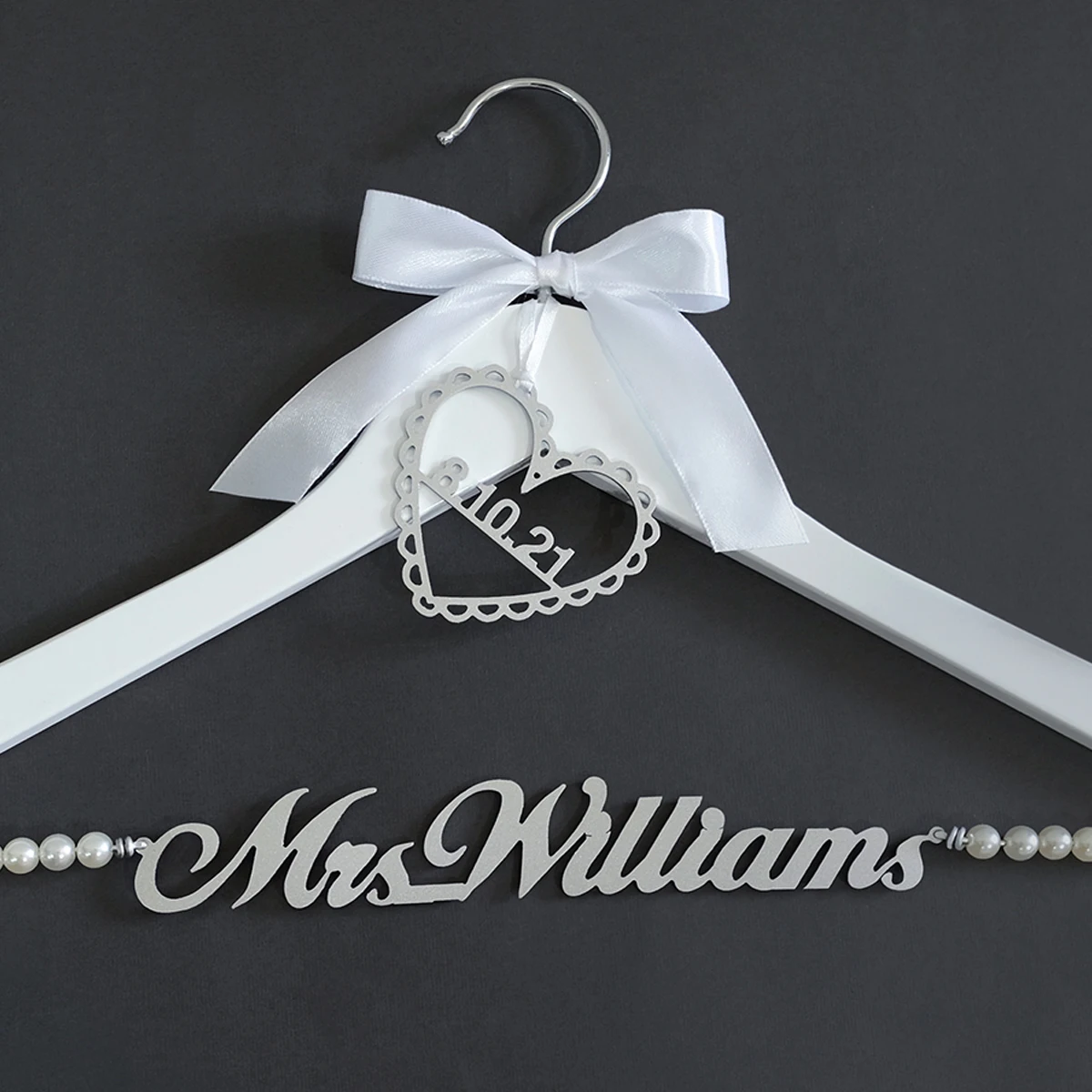 

Personalized Wedding Dress Hanger Bridal Hanger Custom Wedding Hanger Name Hanger Bride Bridesmaid Gift Bridal Shower Gift