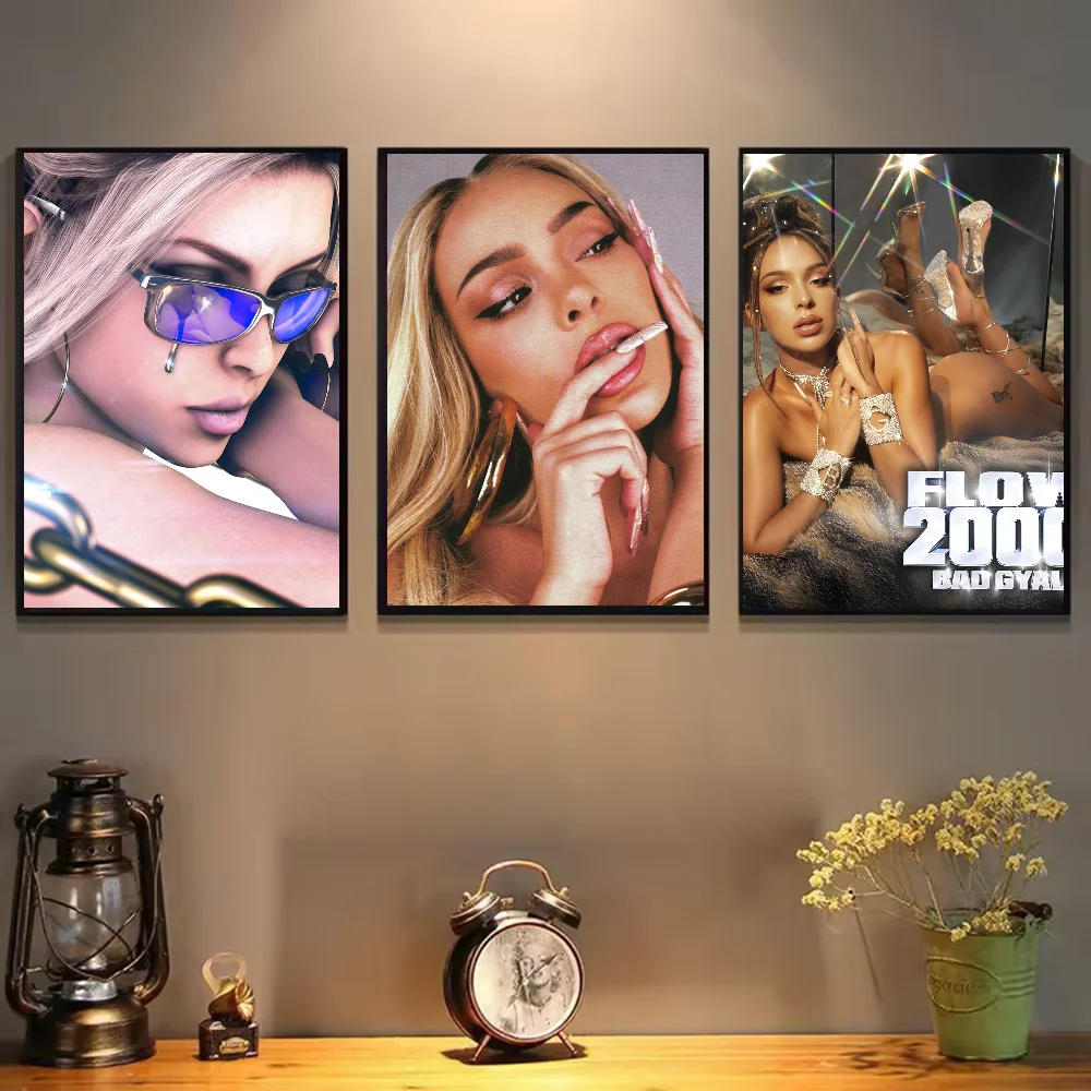 Spain B-Bad G-Gyal Poster HD art sticky wall waterproof home living room bedroom bar aesthetic decoration