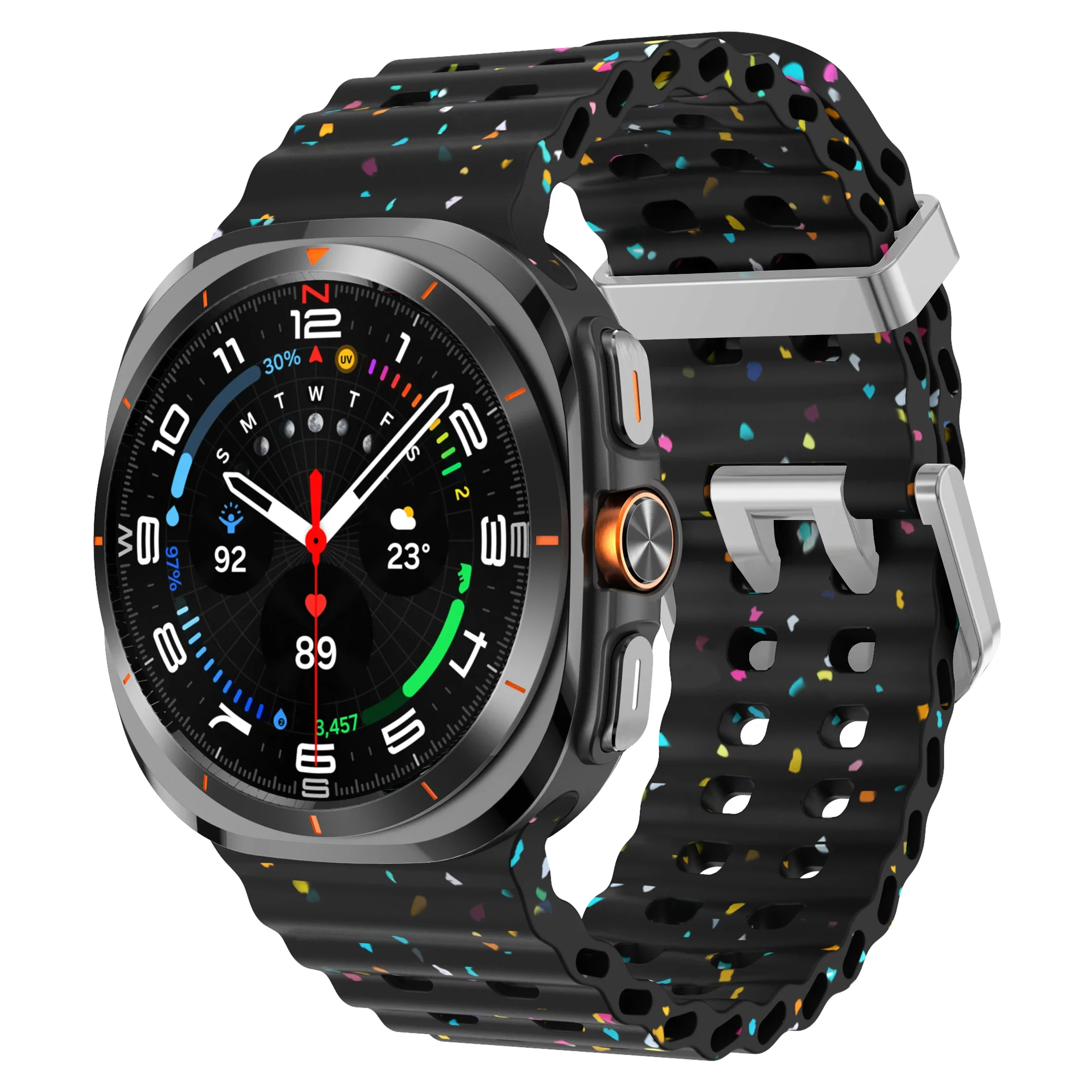 Luminous Silicone Smartwatch Strap - Universal Fit