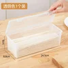Noodle Storage Box Rectangular Plastic Refrigerator Food Preservation Box Kitchen with Lid Multi-grain Noodles Sealed Box 5