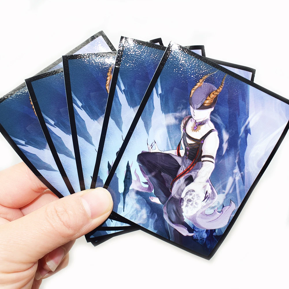 100PCS Card Sleeves Goddess Matte Board Games Ultimate OuterTrading Cards Protector Tarot Shield Magical Card Cover PKM 66x91MM grandpa beck s games skull king the ultimate pirate trick taking game cover your assets