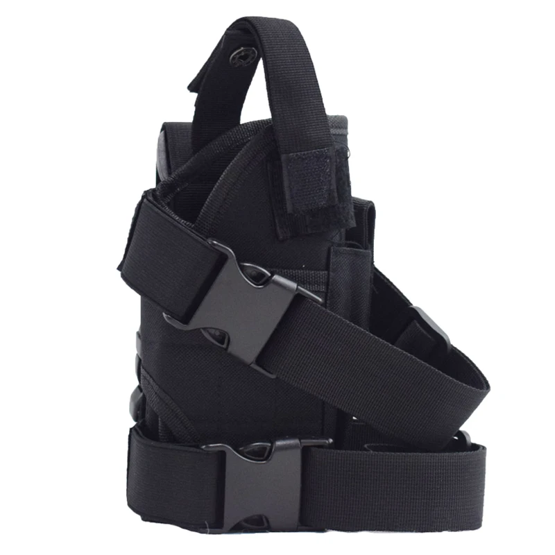 Universal Adjustable Nylon Drop Leg Holster for Tactical and Hunting Use