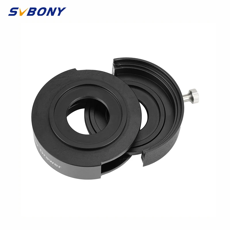 SVBONY SV226 Ящик для фильтра Встроенный формованный дизайн с защитой от протечек света для установки фильтра 1,25 дюйма и 2 дюйма