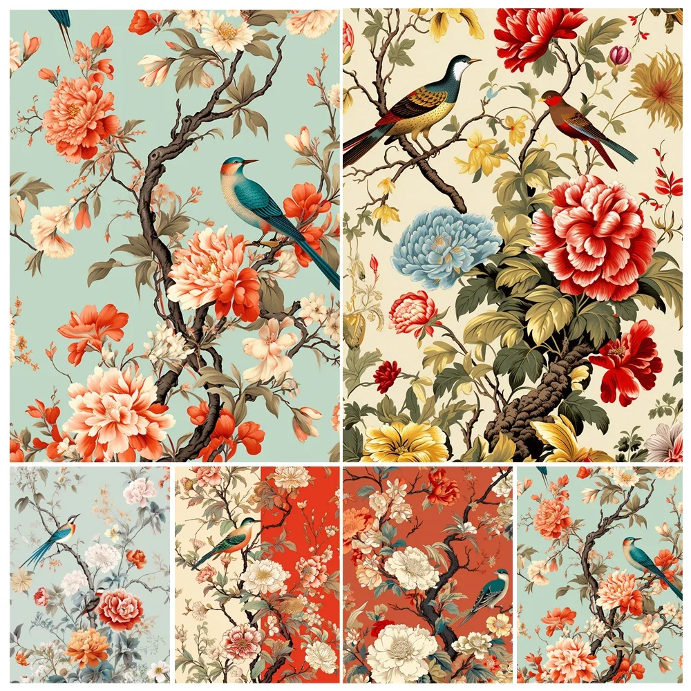 

Painting by Numbers Kit Hand Paint Magpie On The Branch Scenery DIY Acrylic Painting Acrylic Artwork Art Gift Home Decoration