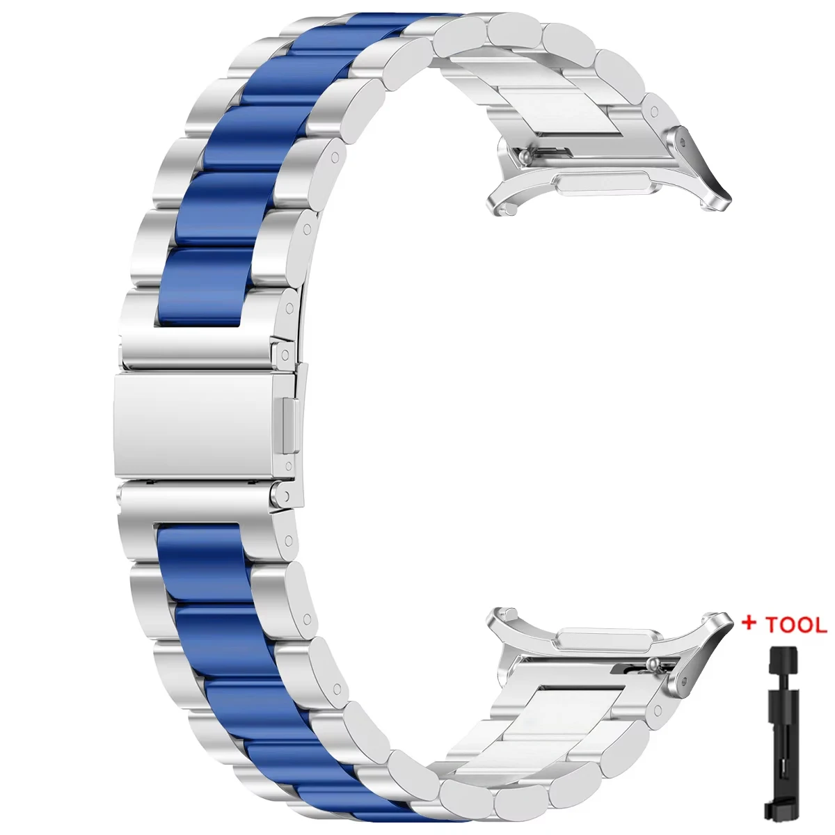 Stainless Steel Quick-Release Bracelet Replacement Wristband