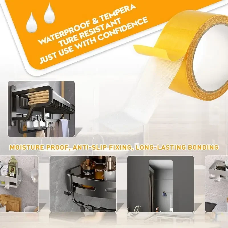 Ultra-Durable Waterproof Translucent Mesh Double-Sided Adhesive Tape