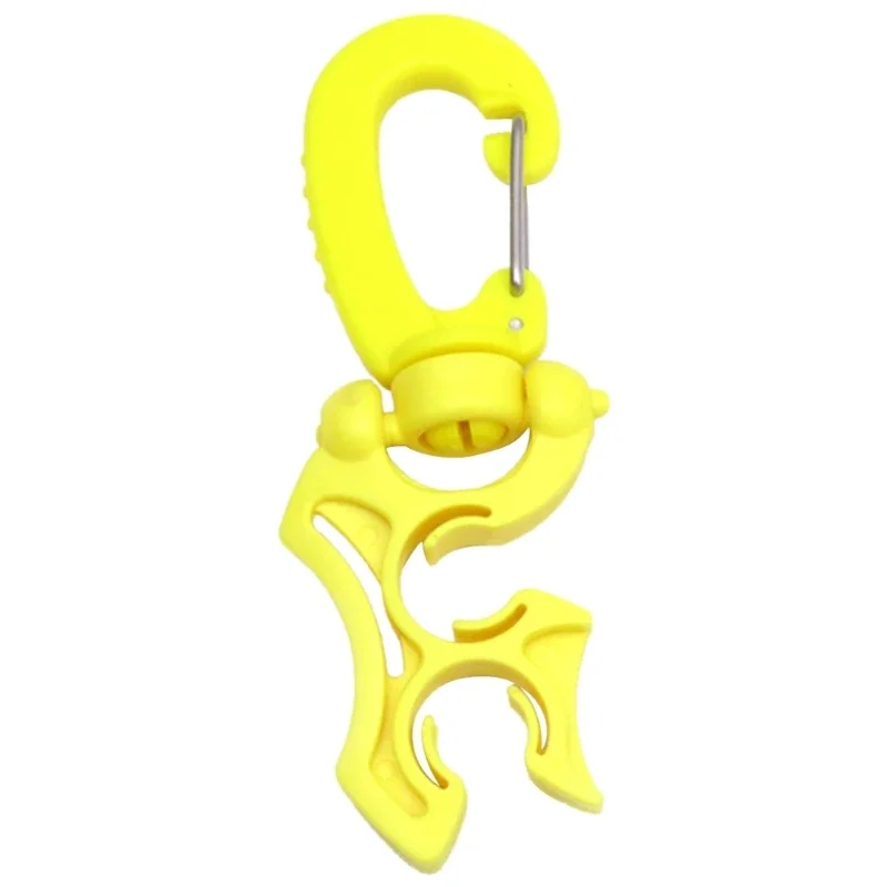 Scubas Diving Double Hose Holder Clip Diving Double BCD Hose Holder Clip Regulator Retainer Buckle Hook for Snorkeling