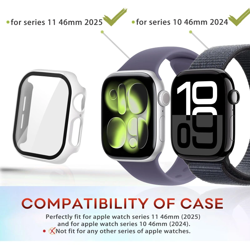 Premium Tempered Glass Screen Protector with Protective Case