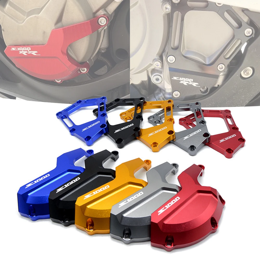 

For BMW S1000RR HP4 S1000R S 1000 RR S1000 R S1000XR 2009 - 2020 Motorcycle Engine Stator Guard Cover Protector Side Case Slider